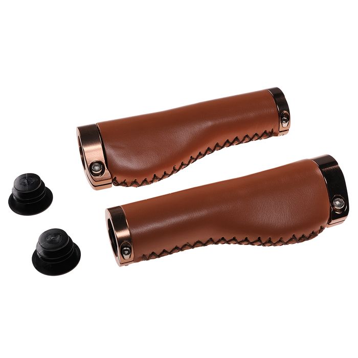SCREW-ON GRIP  M-WAVE-MOUNTED ON  IMBUS-BROWN 130 mm