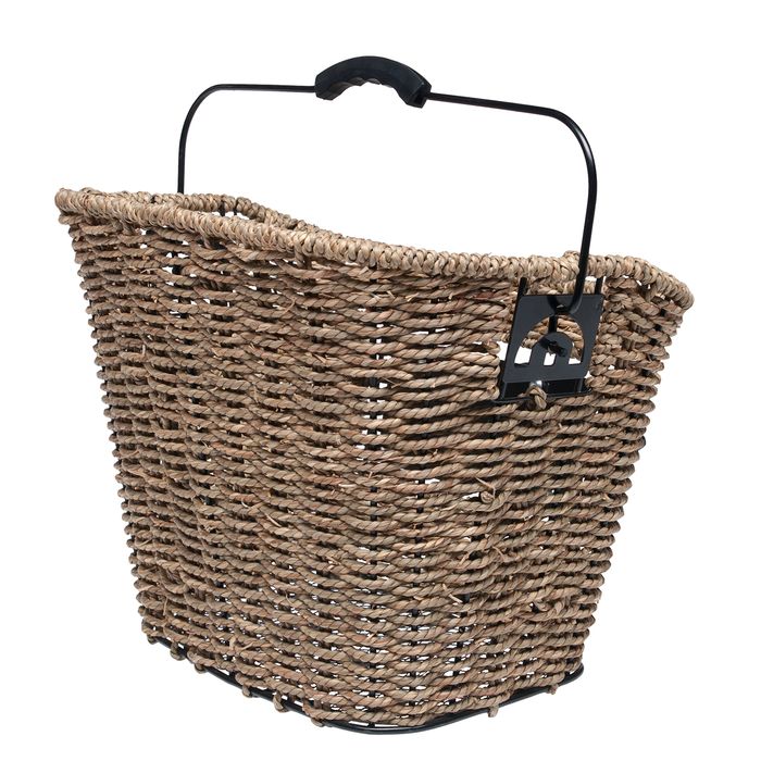 WICKER BASKET MOUNTING ON  HANDLEBAR - WITH CLICK