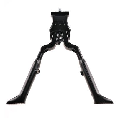 BICYCLE SIDE STAND  BLACK  24"-28" CENTRAL MOUNTING / ON 2 LEG