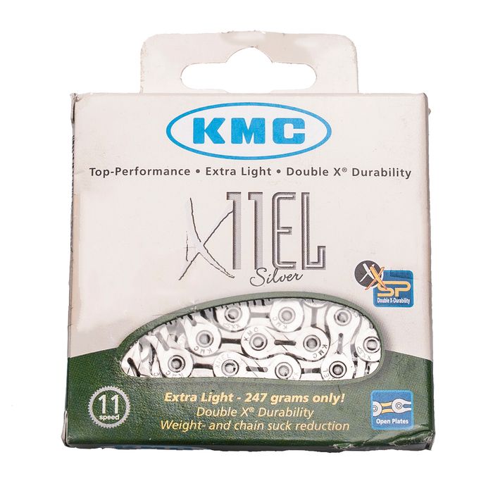 CHAIN KMC X-11-EL -SILVER -114 Links -  11 speed Col. Silver 