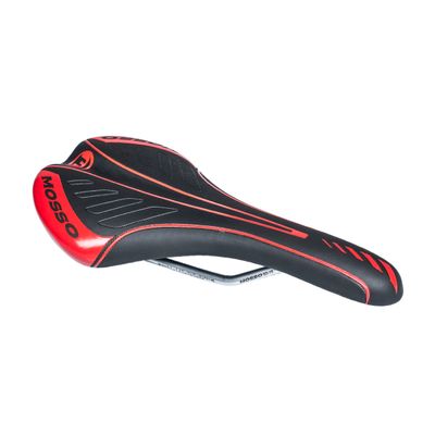 SADDLE MOSSO SD-15  MEN'Sfor bicycle MTB I RACE   - Black / Red
