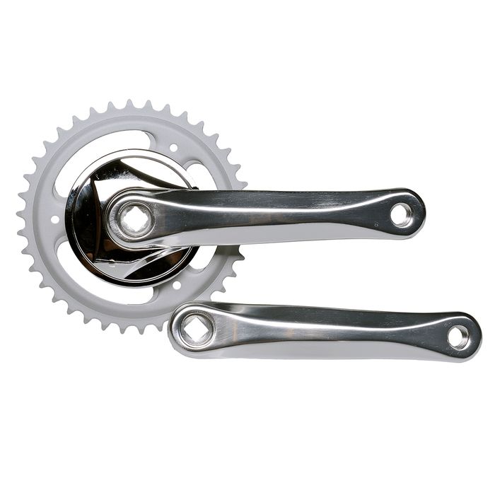 CHAINWHEEL SINGLE- BREASTED - 38T - 170 mm . SILVER 