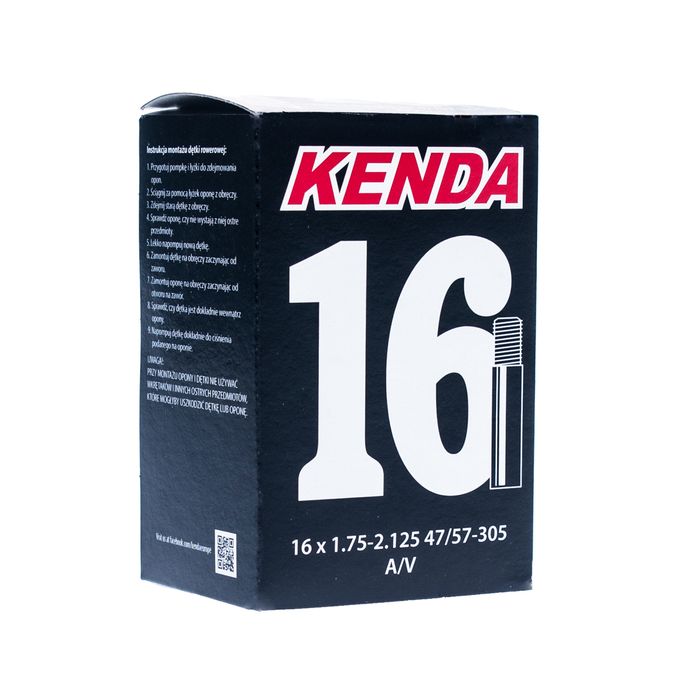 DĘTKA "KENDA MOLDED " 16" x 1,75- 2,125 ,( 47/57 - 305) - WENTYL : AV - AUTO WENTYL