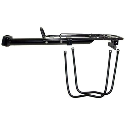 ALUMINUM CARRIER  MOUNTED TO SEAT POST  ( 25,0 -31,8) WITH  MOUNTING, POSSIBILITY OF MOUNTING TRAVELING BAGS