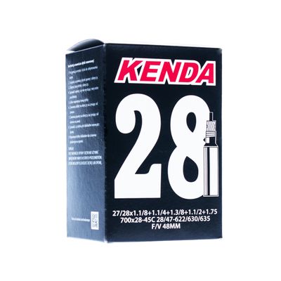 DĘTKA " KENDA" MOLDED 28" 28 / 47 - 622 / 630 / 635 ( 28/45 700C ) WENTYL : "SV"