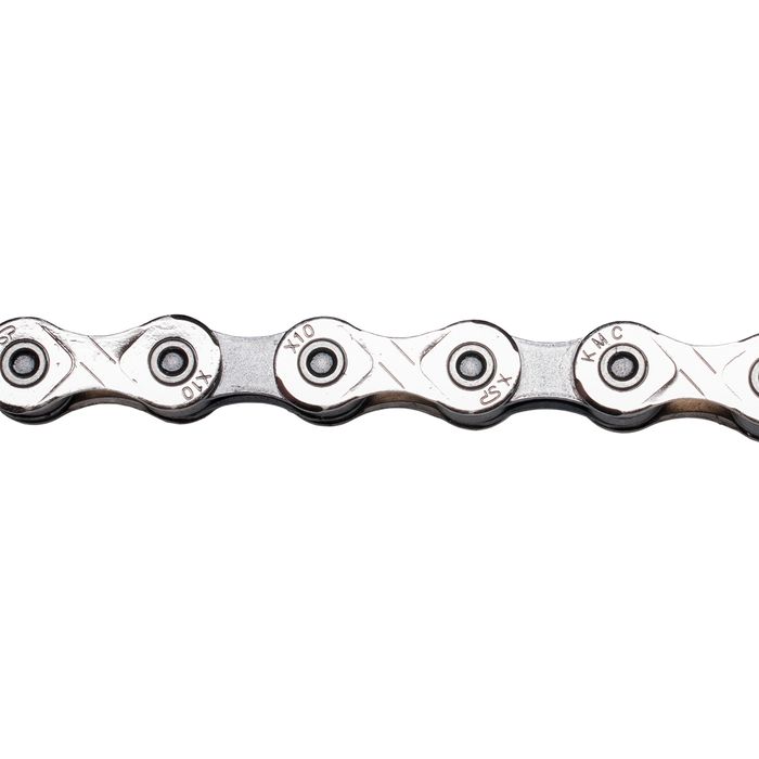 CHAIN  KMC X10-93 - 114 -LINKS -10 - speed Colour: Silver /  Gray 