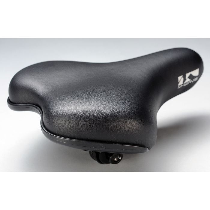 SADDLE "M-WAVE" TEEN - for bicycle with wheels 12",16",20"  Black colour