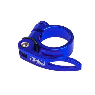 SEAT TUBE  ALUMINUM  'M-WAVE -31,8 mm CLAMP  BLUE anodized - Blue anodized