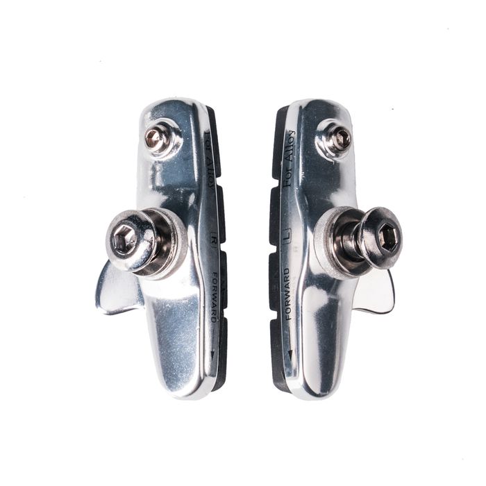 BRAKE BLOCKS FOR RAICING BICYCLE WITH REMOVABLE INSERT