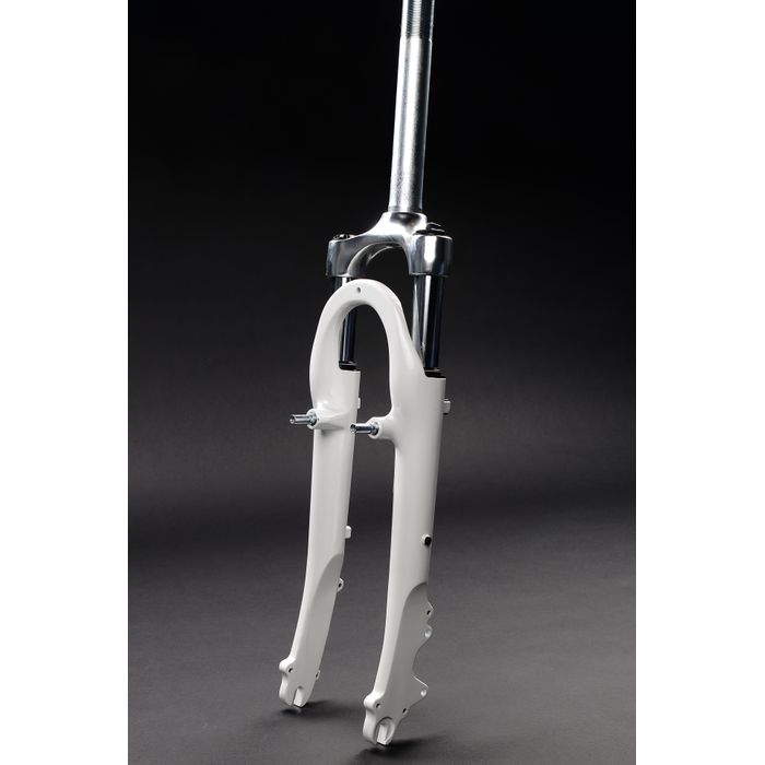 SUSPENSION FORK   28" ZOOM-140-1-1/8" (28,6mm) /260mm / 100mm threat White colour